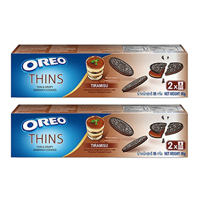 Oreo Thins Tiramisu Sandwich Cookies 2 Pack (95g per pack)