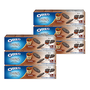Oreo Thins Tiramisu Sandwich Cookies 6 Pack (95g per pack)