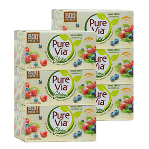 Pure Via Stevia Zero Calorie Sweetener 6 Pack (800g per pack)