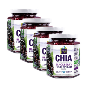 World of Chia Chia Blackberry Fruit Spread 4 Pack (910g per Bottle)