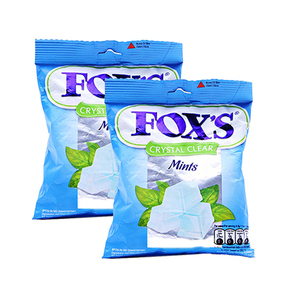 Fox's Crystal Clear Mint 2 Pack (90g per pack)