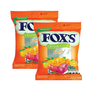 Fox's Crystal Clear Fruits 2 Pack (90g per pack)