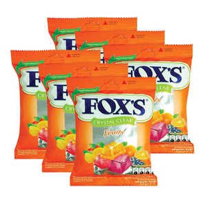 Fox's Crystal Clear Fruits 6 Pack (90g per pack)