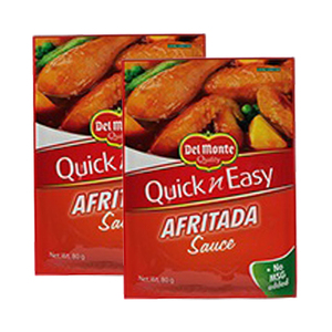 Del Monte Quick 'n Easy Afritada Sauce 2 Pack (80g per Pack)