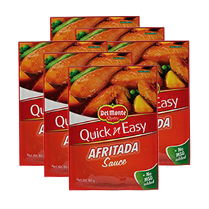 Del Monte Quick 'n Easy Afritada Sauce 6 Pack (80g per Pack)