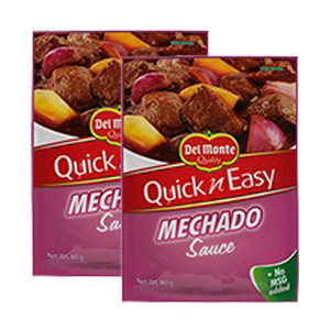 Del Monte Quick 'n Easy Mechado Sauce 2 Pack (80g per Pack)