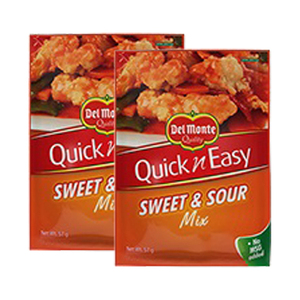 Del Monte Quick 'n Easy Sweet and Sour Mix 2 Pack (57g per Pack)