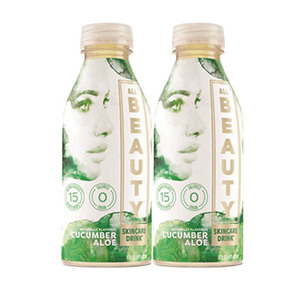 All Beauty Water Cucumber Aloe Skincare Drink 2 Pack (240ml per bottle)
