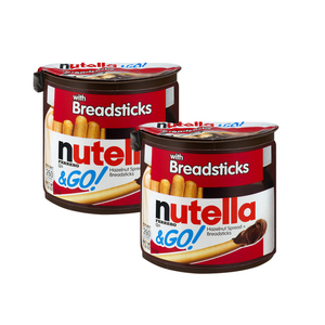 Nutella Ferrero & Go Hazelnut Spread with Breadstick 2 Pack (52g per pack)