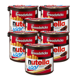 Nutella Ferrero & Go Hazelnut Spread with Breadstick 6 Pack (52g per pack)