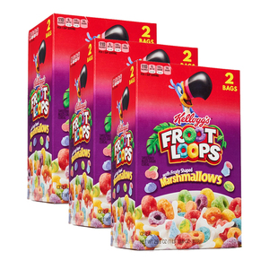 Kellogg's Froot Loops Breakfast Cereal Marshmallows 3 Pack (839g per pack)