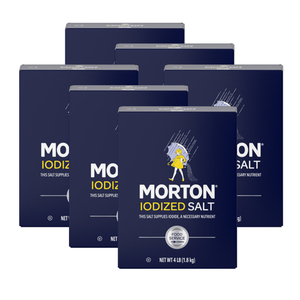 Morton Iodized Salt 6 Pack (1.8kg per pack)