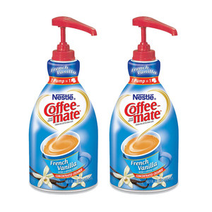 Nestle Coffee-mate Liquid Creamer French Vanilla Pump 2 Pack (1.5L per pack)