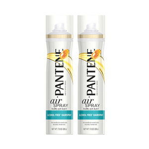 Pantene Pro-V Smooth Airspray Alcohol Free Hair Spray 2 Pack (200g per Bottle)