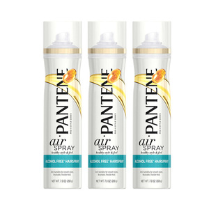 Pantene Pro-V Smooth Airspray Alcohol Free Hair Spray 3 Pack (200g per Bottle)