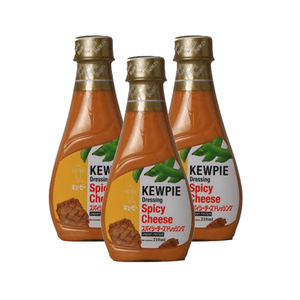 Kewpie Spicy Cheese Dressing 3 Pack (210ml per pack)