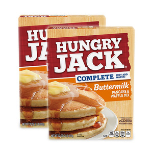 Hungry Jack Complete Buttermilk Pancake & Waffle Mix 2 Pack (907g per Box)