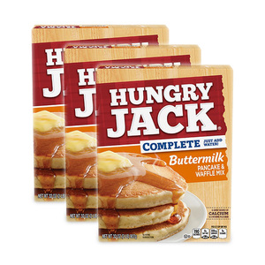 Hungry Jack Complete Buttermilk Pancake & Waffle Mix 3 Pack (907g per Box)