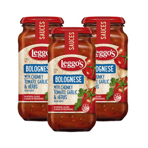 Leggo's Bolognese Pasta Sauce 3 Pack (500g per Bottle)