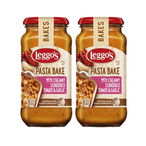 Leggo's Creamy Sundried Tomato & Garlic Pasta Bake 2 Pack (500g per Bottle)