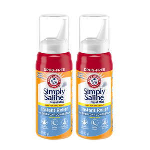 Arm & Hammer Simply Saline Instant Relief Nasal Mist 2 Pack (127g per Bottle)