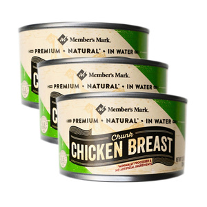 Member's Mark Chunk Chicken Breast in Water 3 Pack (354g per Can)