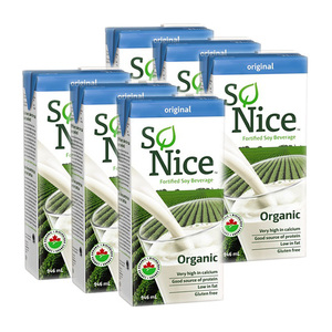 So Nice Original Organic Soy Milk 6 Pack (946ml per Box)