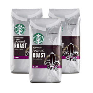 Starbucks French Roast Whole Bean Coffee 3 Pack (1.13kg per pack)