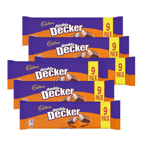 Cadbury Double Decker Chocolate Bar 6 Pack (360g per pack)