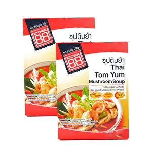 Kitchen 88 Thai Tom Yum Mushroom Soup 2 Pack (1.3kg per pack)