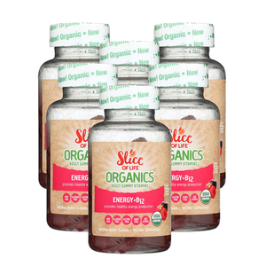Slice Of Life Organic Energy Boost B12 Plus Gummy Vitamin 6 Pack (120's per pack)