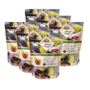 Sunny Fruit Organic Figs 6 Pack (400g per pack)