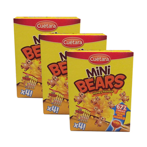 Cuetara Mini Bars Honey 3 Pack (140g per pack)