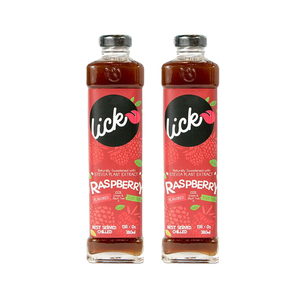 Lick Raspberry Flavored Iced Tea 2 Pack (380ml per pack)