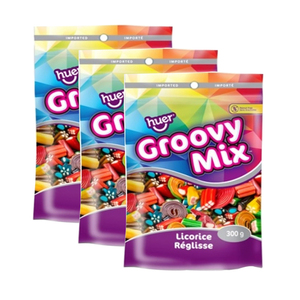 Huer Groovy Mix Gummies 3 Pack (300g per pack)