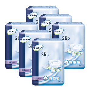 Tena Slip Maxi Diaper Large 6 Pack (9's per pack)