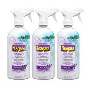 Niagara Non-Aerosol Spray Starch Lavender 3 Pack (650ml per pack)