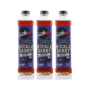 Lick Huckle Berry Tea 3 Pack (380ml per pack)