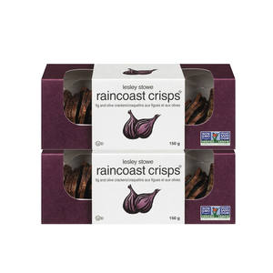 Lesly Stowe Raincoast Crisps Fig & Olive Crackers 2 Pack (150g per pack)
