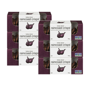 Lesly Stowe Raincoast Crisps Fig & Olive Crackers 6 Pack (150g per pack)