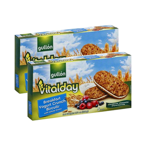 Gullon Vitalday Yogurt Crunch Biscuits 2 Pack (220g per pack)
