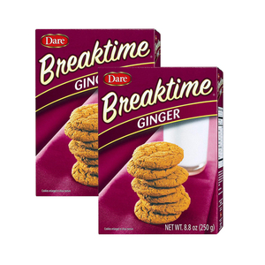 Dare Breaktime Ginger Cookies 2 Pack (250g per pack)
