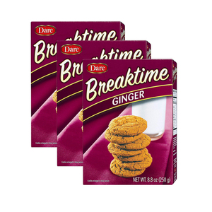 Dare Breaktime Ginger Cookies 3 Pack (250g per pack)