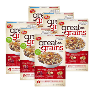 Post Great Grains Cranberry Almond Crunch 6 Pack (396g per pack)