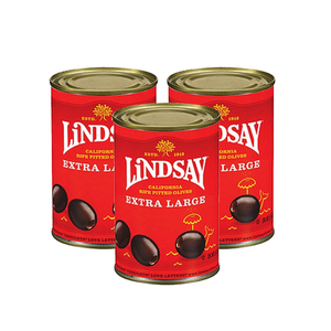 Lindsay Extra Large Black Olives 3 Pack (170g per pack)