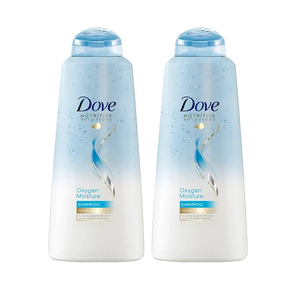 Dove Oxygen Moisture Shampoo 2 Pack (603.3ml per pack)