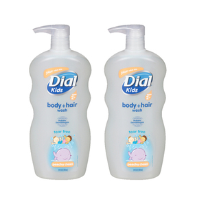 Dial Kids Body + Hair Wash Peachy Clean 2 Pack (709ml per pack)