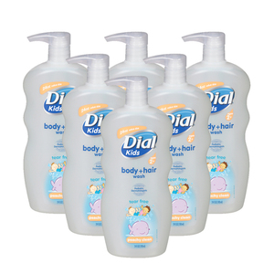 Dial Kids Body + Hair Wash Peachy Clean 6 Pack (709ml per pack)