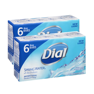 Dial Spring Water Bar Soap 2 Pack (6's per pack)