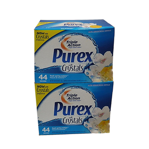 Purex Triple Action with Crystals Powder Detergent 2 Pack (1.1kg per pack)
